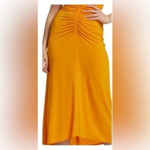House of Harlow 1960 Vibrant Yellow Maxi Skirt